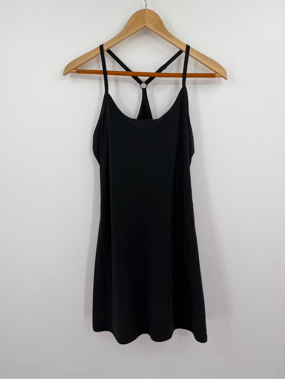 Outdoor Voices Exercise Dress Built-In Shorts Black Size Small